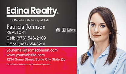 Edina-Realty-Business-Card-Compact-With-Full-Photo-TH23-P2-L3-D3-Black-White-Red