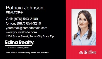 Edina-Realty-Business-Card-Compact-With-Medium-Photo-TH18C-P2-L3-D3-Red-Black