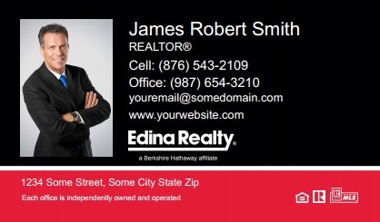 Edina-Realty-Business-Card-Compact-With-Medium-Photo-TH19C-P1-L3-D3-Black-Red-White
