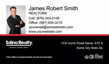 Edina-Realty-Business-Card-Compact-With-Small-Photo-TH04C-P1-L3-D3-Black-White-Red