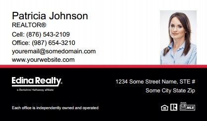 Edina-Realty-Business-Card-Compact-With-Small-Photo-TH05C-P2-L3-D3-Black-White-Red