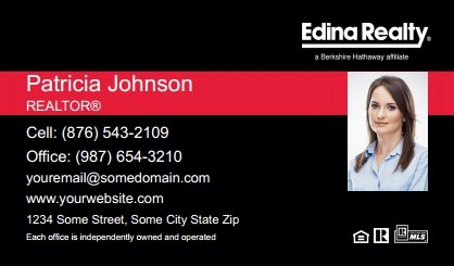Edina-Realty-Business-Card-Compact-With-Small-Photo-TH06C-P2-L3-D3-Black-Red