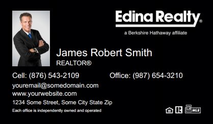 Edina-Realty-Business-Card-Compact-With-Small-Photo-TH15B-P1-L3-D3-Black