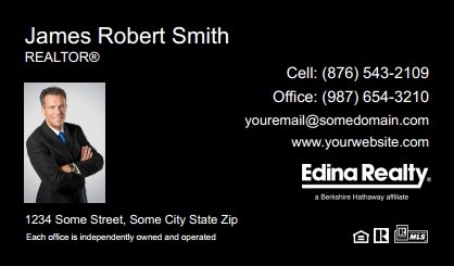 Edina-Realty-Business-Card-Compact-With-Small-Photo-TH21B-P1-L3-D3-Black