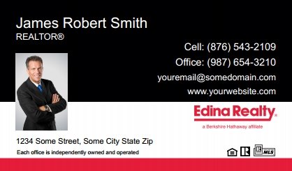 Edina-Realty-Business-Card-Compact-With-Small-Photo-TH21C-P1-L1-D1-Black-Red-White