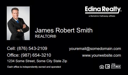 Edina-Realty-Business-Card-Compact-With-Small-Photo-TH25B-P1-L3-D3-Black