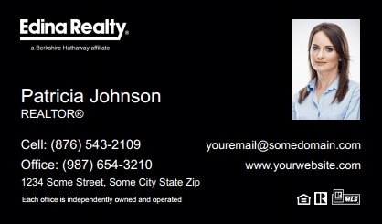 Edina-Realty-Business-Card-Compact-With-Small-Photo-TH26B-P2-L3-D3-Black