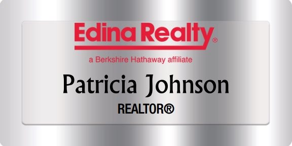 Edina Realty Inc Name Badges Silver (W:3