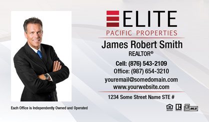 Elite-Pacific-Properties-Business-Card-Core-With-Full-Photo-TH61-P1-L1-D1-White-Others