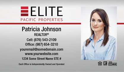Elite-Pacific-Properties-Business-Card-Core-With-Full-Photo-TH63-P2-L1-D1-Red-White-Others