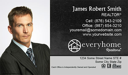EveryHome-Realtors-Business-Card-Core-With-Full-Photo-TH75-P1-L3-D1-Black-Others