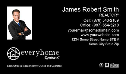EveryHome-Realtors-Business-Card-Core-With-Small-Photo-TH55-P1-L3-D3-Black