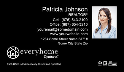 EveryHome-Realtors-Business-Card-Core-With-Small-Photo-TH55-P2-L3-D3-Black