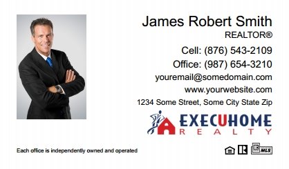 Execuhome Realty Business Cards ER-BC-009
