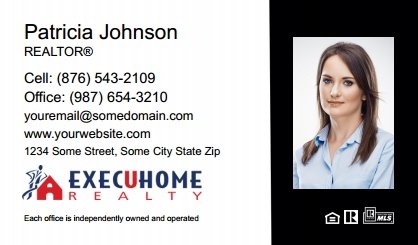 Execuhome-Realty-Business-Card-Compact-With-Medium-Photo-T6-TH07BW-P2-L1-D3-Black-White