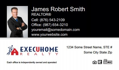 Execuhome-Realty-Business-Card-Compact-With-Small-Photo-T6-TH17BW-P1-L1-D1-Black-White-Others