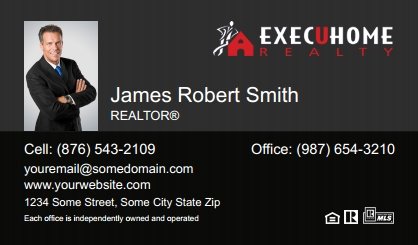 Execuhome-Realty-Business-Card-Compact-With-Small-Photo-T6-TH20BW-P1-L3-D3-Black