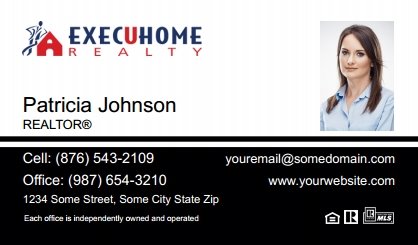 Execuhome-Realty-Business-Card-Compact-With-Small-Photo-T6-TH24BW-P2-L1-D3-Black-White