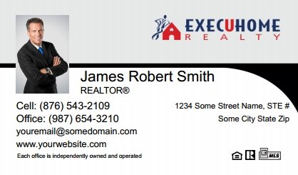 Execuhome-Realty-Business-Card-Compact-With-Small-Photo-T6-TH25BW-P1-L1-D3-Black-White-Others