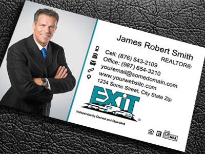 Exit Realty Gloss Laminated Business Cards EXIT-BCLAM-001