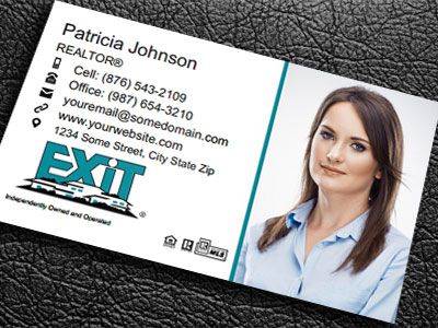 Exit Realty Gloss Laminated Business Cards EXIT-BCLAM-003