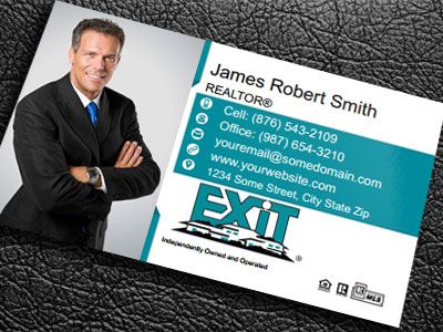 Exit Realty Gloss Laminated Business Cards EXIT-BCLAM-005