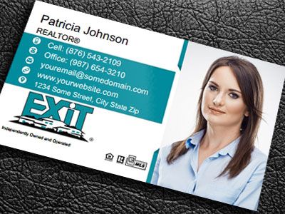 Exit Realty Gloss Laminated Business Cards EXIT-BCLAM-007