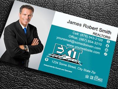 Exit Realty Gloss Laminated Business Cards EXIT-BCLAM-009