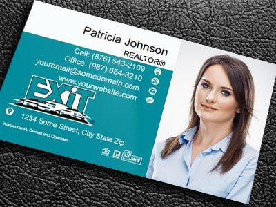 Exit Realty Gloss Laminated Business Cards EXIT-BCLAM-011