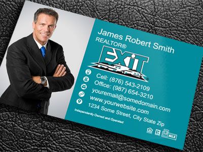 Exit Realty Gloss Laminated Business Cards EXIT-BCLAM-013