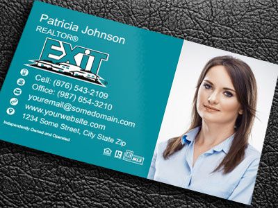 Exit Realty Gloss Laminated Business Cards EXIT-BCLAM-015