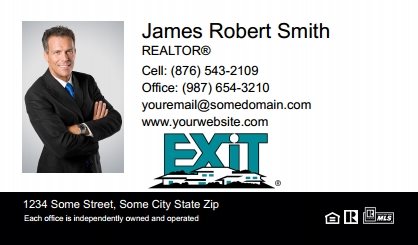 Exit-Real-Estate-Canada-Business-Card-Compact-With-Medium-Photo-T2-TH08BW-P1-L1-D3-Black-White-Others