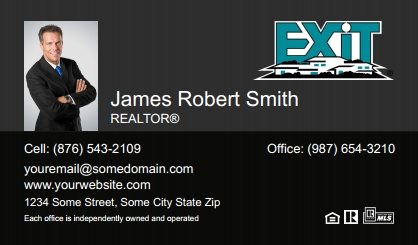 Exit-Real-Estate-Canada-Business-Card-Compact-With-Small-Photo-T2-TH20BW-P1-L3-D3-Black
