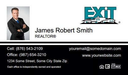 Exit-Real-Estate-Canada-Business-Card-Compact-With-Small-Photo-T2-TH23BW-P1-L1-D3-Black-White