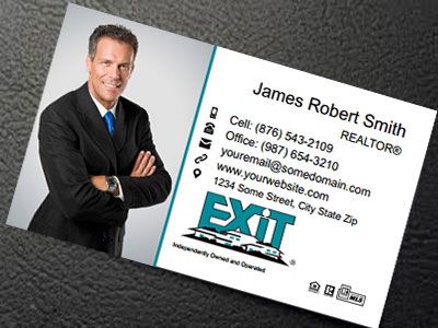 Exit Realty Silk Laminated Business Cards EXIT-BCSILK-001