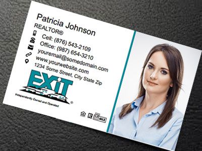 Exit Realty Silk Laminated Business Cards EXIT-BCSILK-003