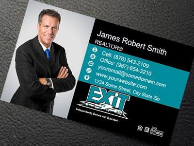 Exit Realty Silk Laminated Business Cards EXIT-BCSILK-017