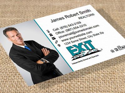 Exit Realty Suede Soft Touch Business Cards EXIT-BCSUEDE-001