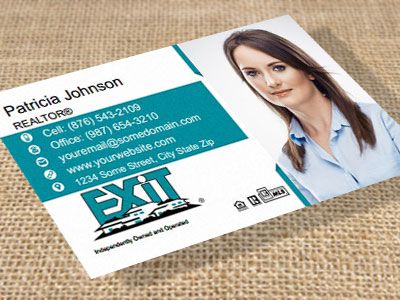 Exit Realty Suede Soft Touch Business Cards EXIT-BCSUEDE-007