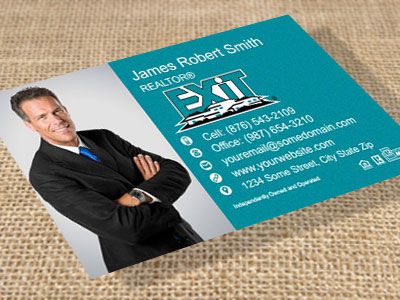 Exit Realty Suede Soft Touch Business Cards EXIT-BCSUEDE-013