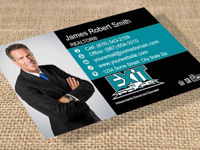 Exit Realty Suede Soft Touch Business Cards EXIT-BCSUEDE-017