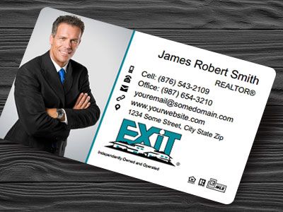 Exit Realty Plastic Business Cards EXIT-BCWPLAS-001