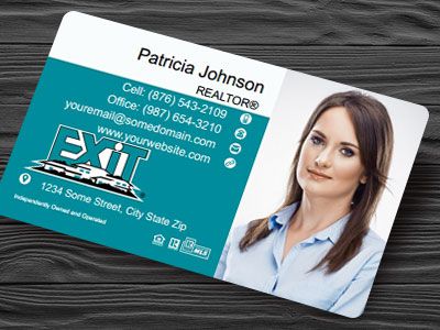Exit Realty Plastic Business Cards EXIT-BCWPLAS-011