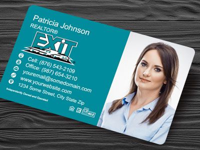 Exit Realty Plastic Business Cards EXIT-BCWPLAS-015