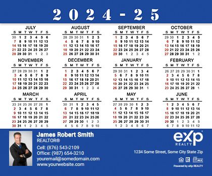 Exp Realty Calendar Magnet 3.5X4 EXPR-CALMAG3540-009