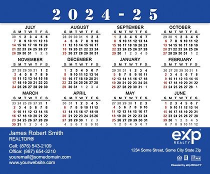 Exp Realty Calendar Magnet 3.5X4 EXPR-CALMAG3540-013