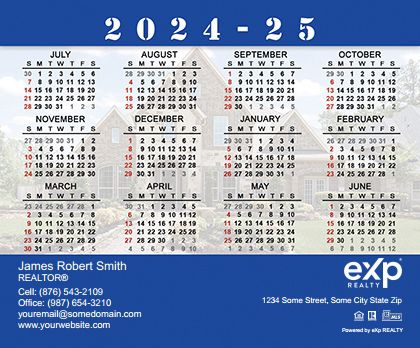 Exp Realty Calendar Magnet 3.5X4 EXPR-CALMAG3540-014