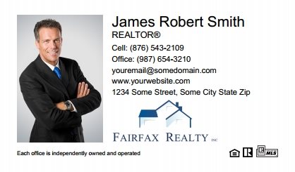 Fairfax Realty Business Card Labels FRI-BCL-003