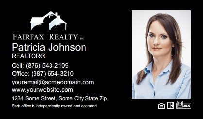 Fairfax Realty Business Card Labels FRI-BCL-004