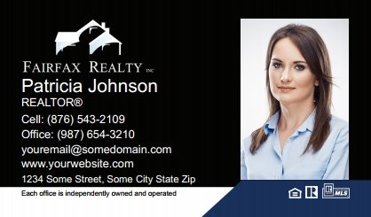 Fairfax Realty Business Card Labels FRI-BCL-005